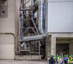 Werksbesichtigung in Schelklingen mit dem Museumsverein Schelklingen Heidelberg Material